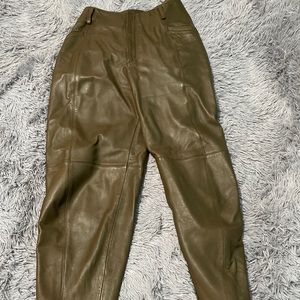 Leather Pants Ellen Tracy Vintage Genuine Leather